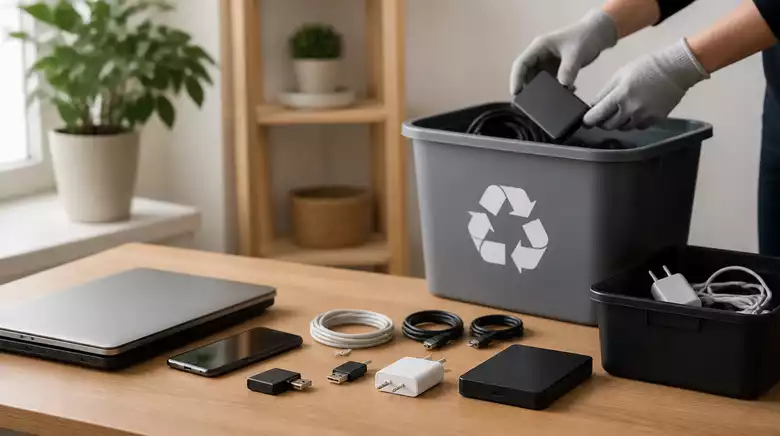 Declutter and Recycle Electronics Wisely