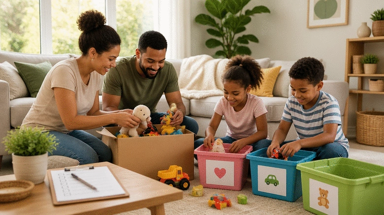 Family Decluttering Involvement Tips