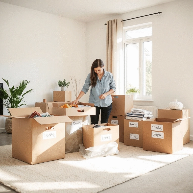 simple steps to declutter before moving
