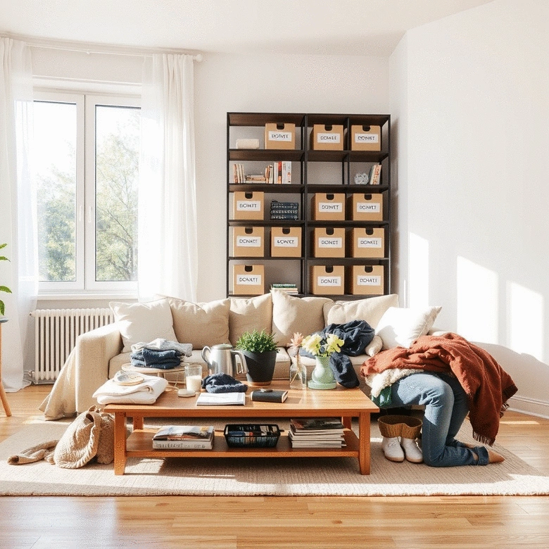 Sort and Donate Household Items